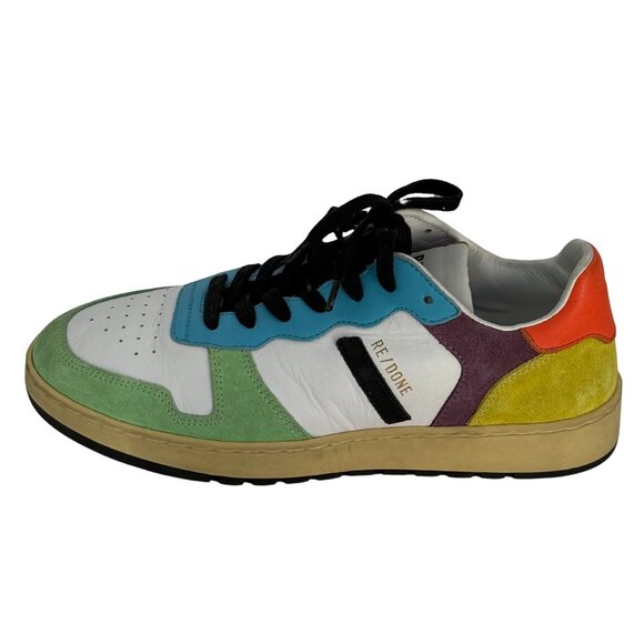 $420 Re/Done multi-colored sneakers size 8/38 - Picture 1 of 6